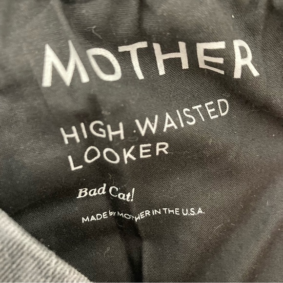 MOTHER High Waisted Looker in Bad Cat! Gray Cheetah Print, Size 25 - Picture 6 of 8